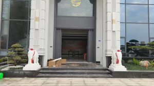 湘潭别墅门墩大象摆件