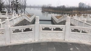 汉白玉河边景观栏杆